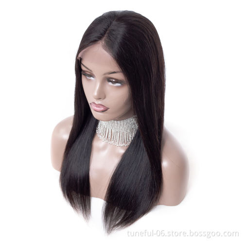 Factory Price 13*4 Lace Frontal Wig Human Hair Lace Wigs 100% Virgin Human Hair Raw Virgin Cuticle Aligned Hair For Black Women